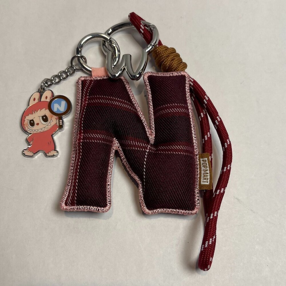 Pop Mart Authentic THE MONSTERS Pin for Love Series Letter Pendant N - Confirmed